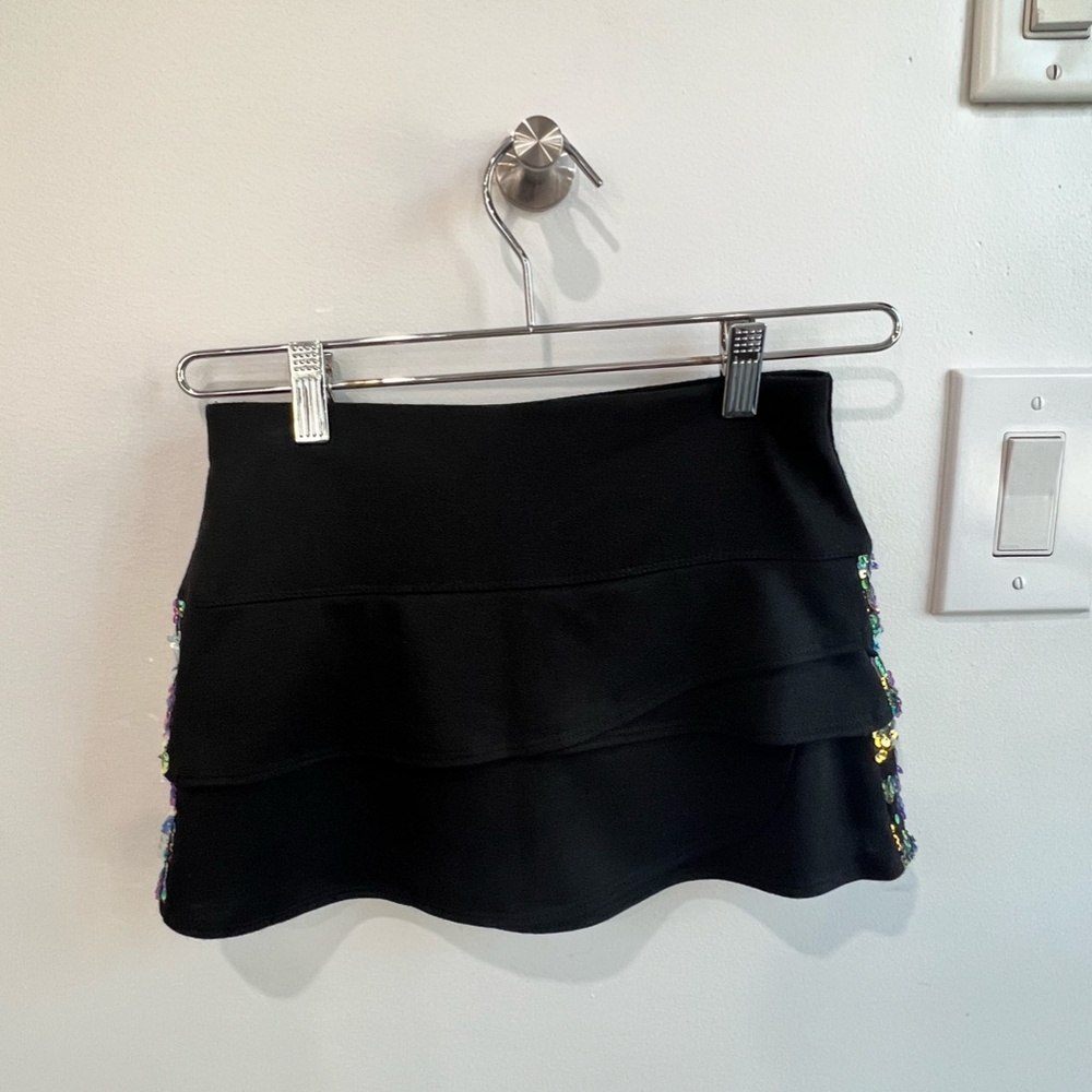 Sequin Ruffle Skirt - Picture 2 of 5